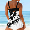2-delad tankini-set - elegant badmode för damer