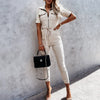 Cargo-stil jumpsuit - mångsidig all-in-one för damer