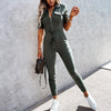 Cargo-stil jumpsuit - mångsidig all-in-one för damer