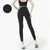 Kvinnors stretchiga leggings - hög midja för yoga, gym och avslappnad stil