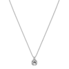 Kvinnohalsband i guld och silver med centralt stenar - elegant accessoar för speciella tillfällen