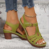 Dam wedge sandals - stiliga plattformsskor för sommaren