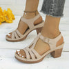 Dam wedge sandals - stiliga plattformsskor för sommaren