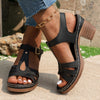 Dam wedge sandals - stiliga plattformsskor för sommaren