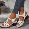 Dam wedge sandals - stiliga plattformsskor för sommaren
