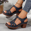 Dam wedge sandals - stiliga plattformsskor för sommaren