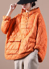 Damens oversized quilted vinterpufferjacka med huva - stiligt isolerat ytterplagg för vardagligt bruk