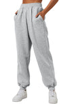 Dam sweatpants med avslappnad passform - mjuka och loungebyxor för hemmabruk och avslappnade utflykter
