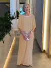 Elegant jumpsuit för kvinnor - stiligt loungeoutfit för kvällsevenemang, smickrande passform, andningsbart tyg