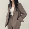 Skräddarsydd rosa blazer set - stiligt set med blazer och byxor