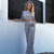 2-delad sequin set för kvinnor - glamorös crop top och byxor för festligheter