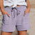 Avslappnade shorts - kvinnliga mysiga vardagsshorts