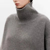 Kvinnors cashmere höghalsskatt - lyxig stickad design för både vardag och kontor