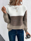 Stickad tröja - chic oversized knitwear för damer