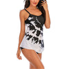 2-delad tankini-set - elegant badmode för damer