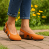Slingbacksandaler för kvinnor – sommarsko med mjukt material och stödjande design för avslappnade stunder