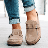 Kvinnors avslappnade loafers - mysiga mockapumps för chic vardagsbruk