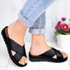 Kvinnors flip-flops - mysiga slip-on sandaler med minnesskum för avslappnad sommarstil - lättviktigt fotriktigt