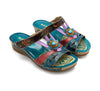Kvinnors ortopediska flip-flops - boho-design med minnesskumssula för avkopplande stunder