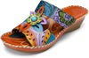 Kvinnors ortopediska flip-flops - boho-design med minnesskumssula för avkopplande stunder