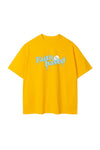 Dam oversize t-shirt - avslappnad passform med troende motiv för vardagligt bruk