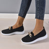 Kvinnors lätta slip-on sneakers – andningsbara och eleganta skor för vardagsbruk