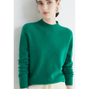 Damerna cashmere tröja lyxig hög hals för avslappnad & kontorsbruk - mysig och elegant stickad för vardagsbruk