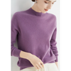 Damerna cashmere tröja lyxig hög hals för avslappnad & kontorsbruk - mysig och elegant stickad för vardagsbruk