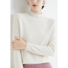 Damerna cashmere tröja lyxig hög hals för avslappnad & kontorsbruk - mysig och elegant stickad för vardagsbruk