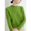 Damerna cashmere tröja lyxig hög hals för avslappnad & kontorsbruk - mysig och elegant stickad för vardagsbruk