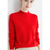 Damerna cashmere tröja lyxig hög hals för avslappnad & kontorsbruk - mysig och elegant stickad för vardagsbruk