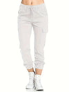 Damerna sweatpants med avslappnad passform och funktionella fickor - vardaglig stil