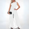 Dam jumpsuit - sofistikerad chiffongoutfit med trendiga skärningar