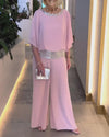 Elegant jumpsuit för kvinnor - stiligt loungeoutfit för kvällsevenemang, smickrande passform, andningsbart tyg