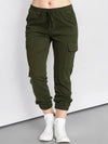 Damerna sweatpants med avslappnad passform och funktionella fickor - vardaglig stil