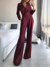 Kvinnors jumpsuit med skräddarsydd passform – stiligt plagg för både kvälls- och dagsevenemang