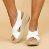 Damers kilklackssandaler - avslappnad espadrille-stil för sommardagar