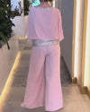 Elegant jumpsuit för kvinnor - stiligt loungeoutfit för kvällsevenemang, smickrande passform, andningsbart tyg