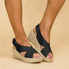 Damers kilklackssandaler - avslappnad espadrille-stil för sommardagar