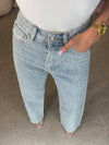 Kvinnors bootcut & flared jeans med chic glittrande vid bena - stiliga avslappnade byxor för alla tillfällen