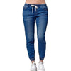 Dam jogger-jeans - stiliga och mysiga casual byxor för kvinnor