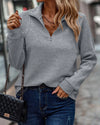 Dams hoodies mjuk ribbad zip-up tröja för avslappnad vardagsstil - stilfull och varm pullover för höst och vår