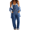 Dam jeans dungarees - avslappnad passform för din vardag