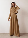 2-delad palazzo dräkt - stilfull jumpsuit och topp set