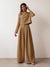 2-delad palazzo dräkt - stilfull jumpsuit och topp set