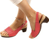 Damsandaler med slingback - stödjande fotbäddar för stiliga sommaroutfits