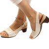 Damsandaler med slingback - stödjande fotbäddar för stiliga sommaroutfits