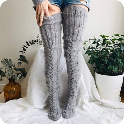 Aveline™ Hoch gestrickte Wollsocken Fashion La Vie Magique Nederland 