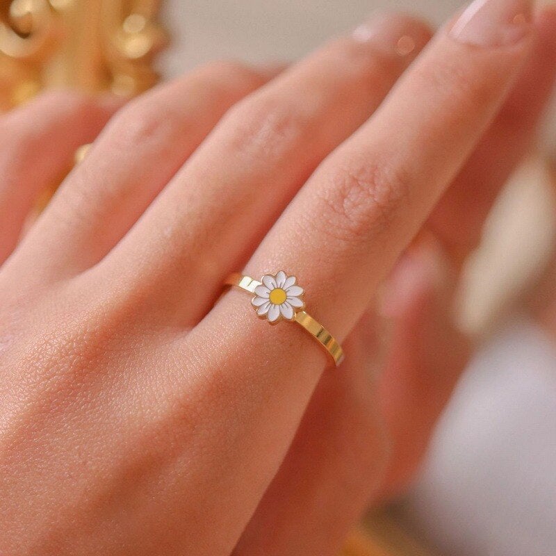 CALMY™ - Anxiety Ring ENG Daisy 