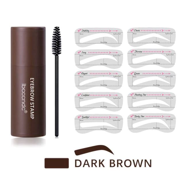 EYEBROW STAMP™ - Easy and Perfect eyebrow in no time! TIKTOK Dark Brown 